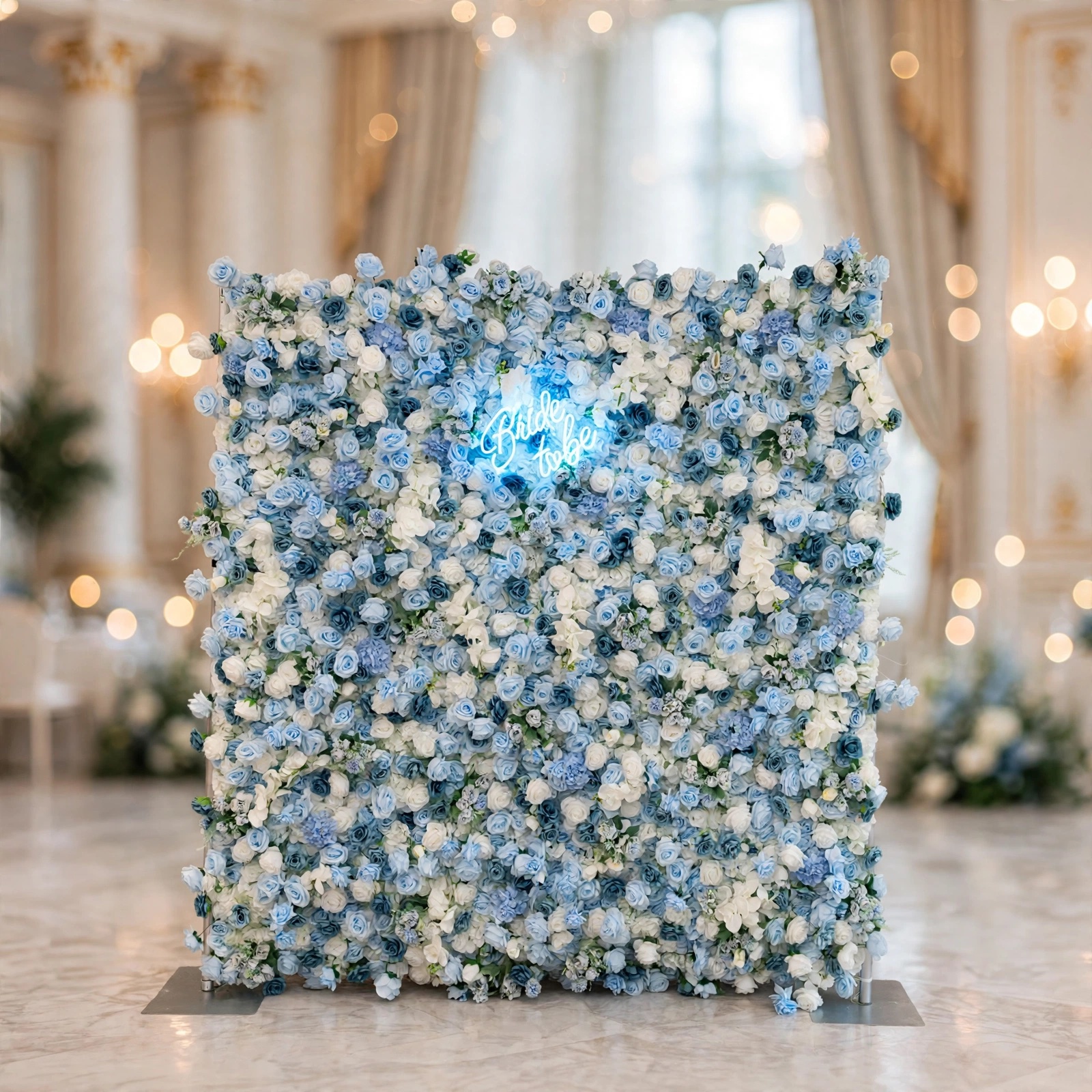 Blue Flower wall