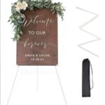 Chic welcome sign stand for rent in Toronto, Mississauga, Brampton, Vaughan, and surrounding cities for weddings and events