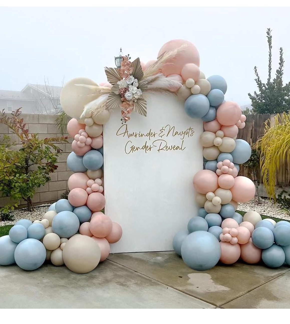Simple balloon arch decoration for events and parties
