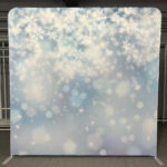 Modern premium backdrop for photo booth with sleek design and clean aesthetic.