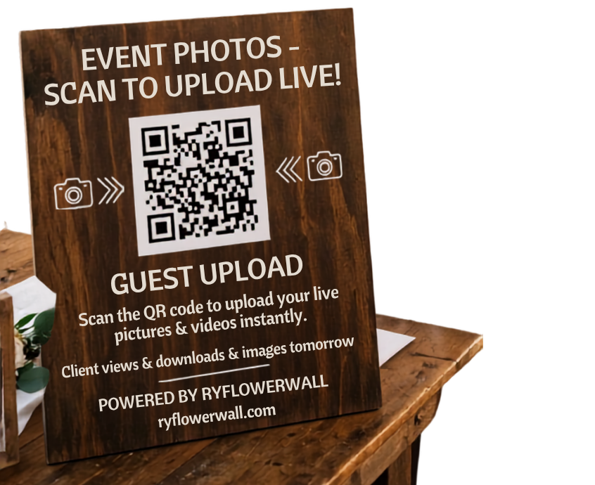 QR Photo & Video Upload Station