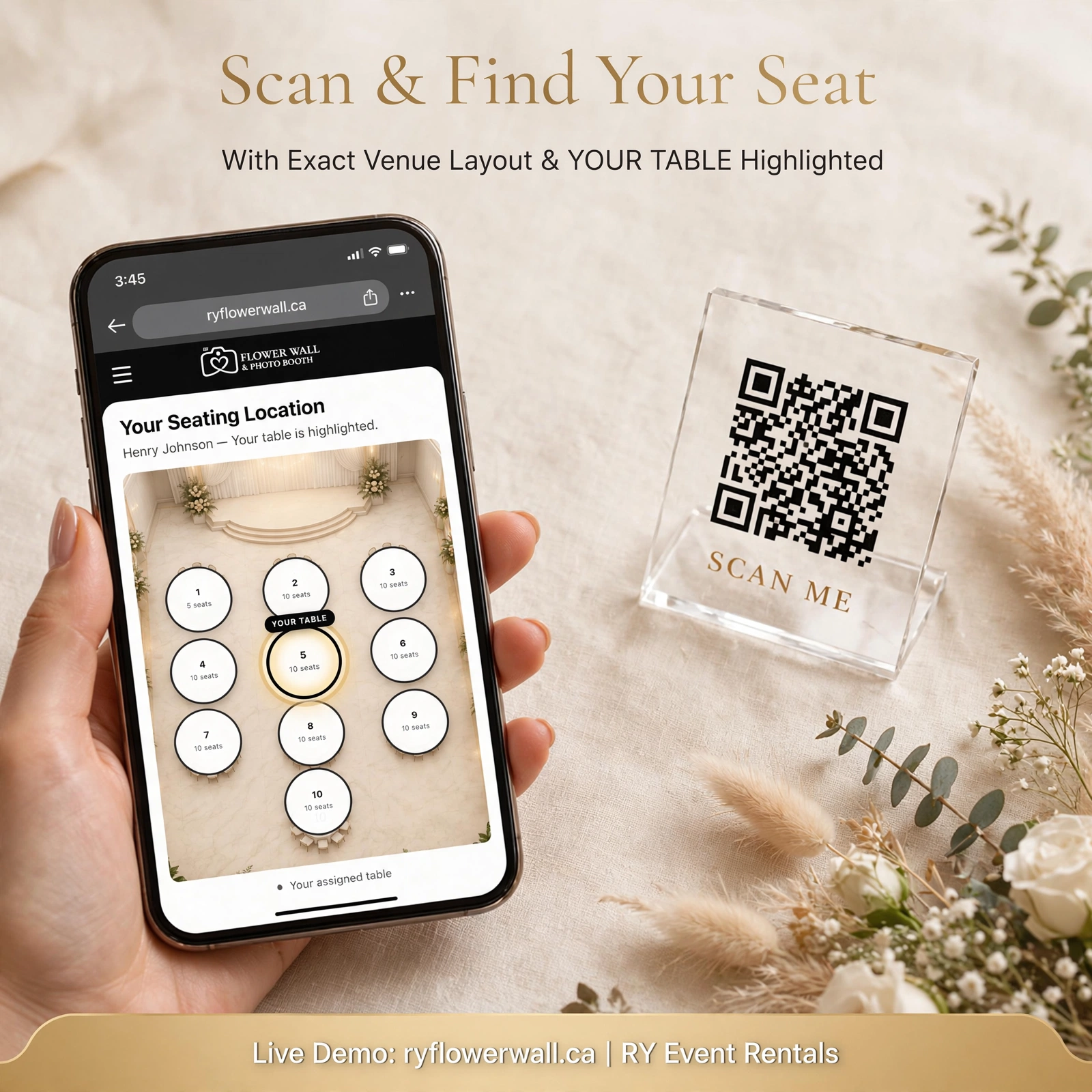 QR Seating Chart